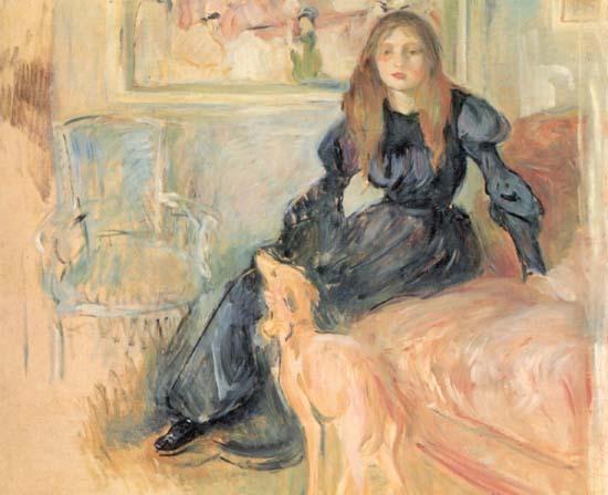 Berthe Morisot Julie Manet et son Levrier Laerte,